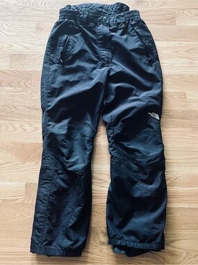 Women's The North Face Vintage Snow pants Black Gortex Size 12